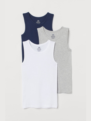 3-pack Cotton Tank Tops