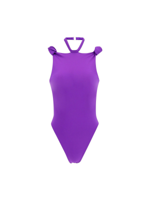 The Attico Halterneck Swimsuit