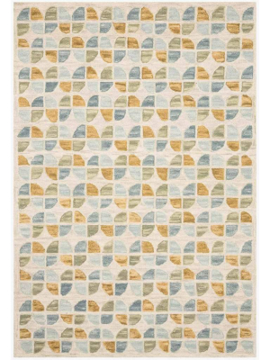 Loloi Rug Hallu Hal-04, Ivory/sky