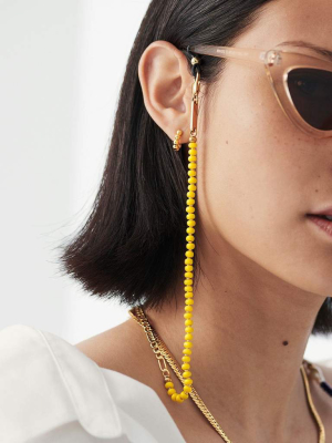 Pearl, Multi Rondelle & Figaro Eyewear Chain