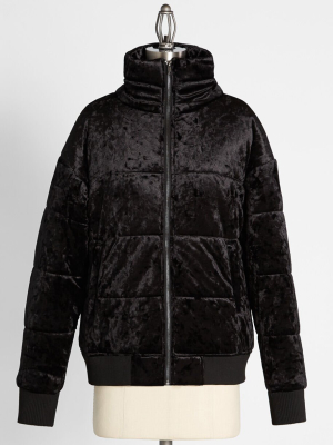 Blistering Black Onyx Puffer Jacket