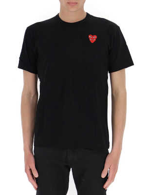 Comme Des Garçons Play Overlapping Heart T-shirt