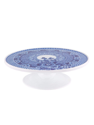 Vista Alegre Blue Ming Cake Stand