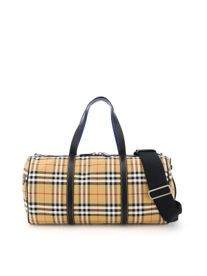 Burberry Kennedy Vintage Check Duffle Bag