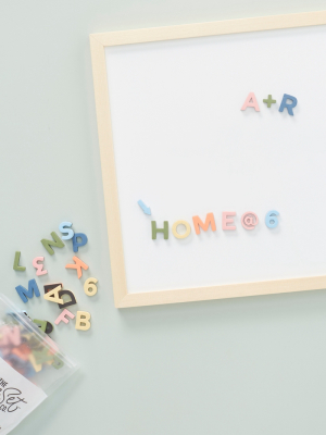 Dry Erase Magnetic Letter Board