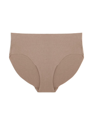 Invisible Cotton Hi Cut Brief