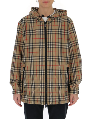 Burberry Vintage Check Hooded Jacket