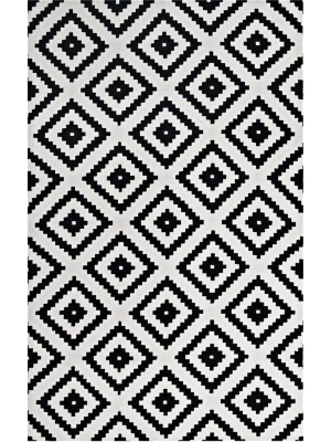 Aidan Area Rug Black/white