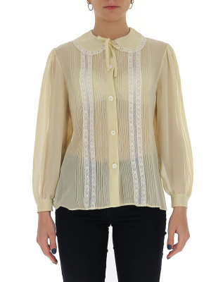 Miu Miu Lace Insert Shirt