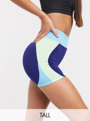 Asos 4505 Tall Color Block Booty Short