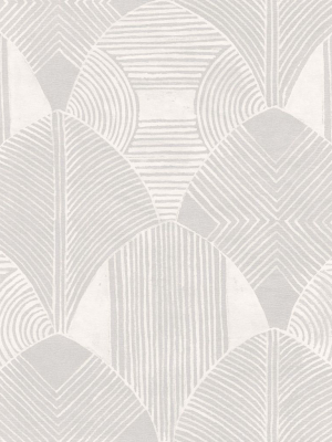 Westport Geometric Wallpaper In Dove From The Scott Living Collection By Brewster Home Fashions