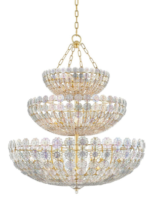 Floral Park Trio Bowl Chandelier