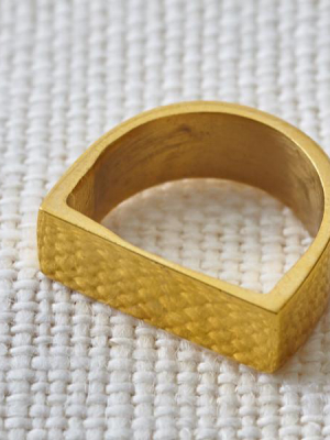 Brass Stirrup Ring