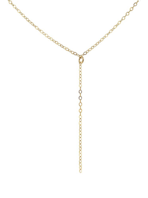 Y Drop Lariat Chain Necklace