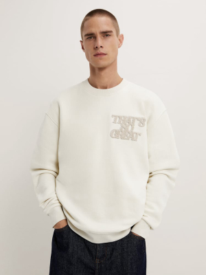 Embroidered Sweatshirt