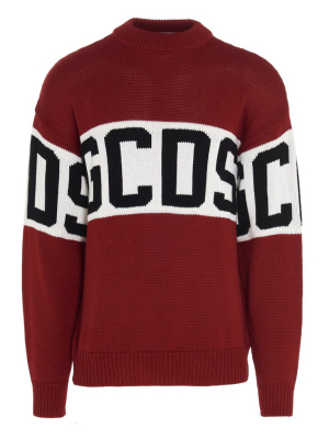 Gcds Logo Band Knit Sweater