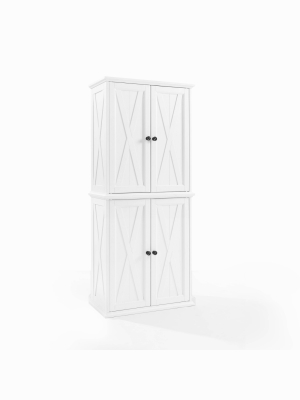 2pc Clifton Tall Pantry White - Crosley