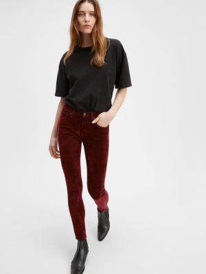 721 High Rise Velvet Pants