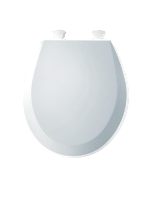 Bemis 500ec Round Closed-front Toilet Seat And Lid With Easy-clean & Change Technology