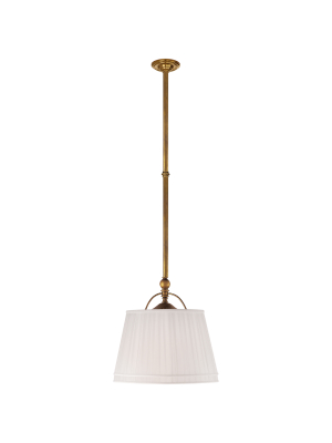 Sloane Single Shop Light In Various Colors With Linen Shade