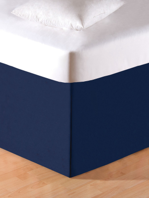 C&f Home Solid Blue Bed Skirt
