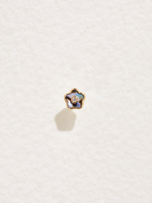 Flower Diamond Stud