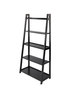 58" Adam A Frame Shelf - Black - Winsome