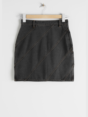 Organic Cotton Denim Mini Skirt