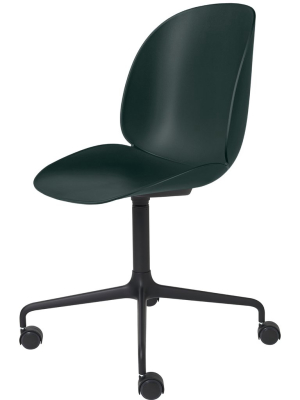 Beetle Meeting Chair: 4-star Swivel Base With Castors