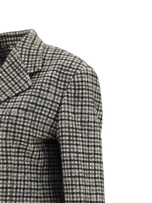 Chloé Single-breasted Checked Blazer