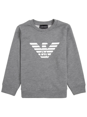 Emporio Armani Kids Logo Printed Sweatshirt