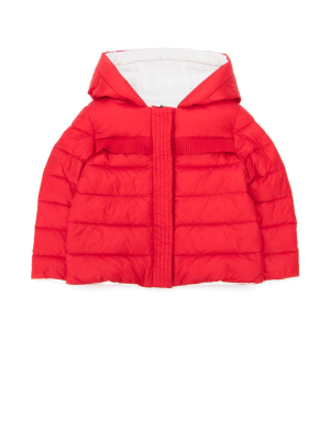 Moncler Enfant Fringed Detail Padded Jacket