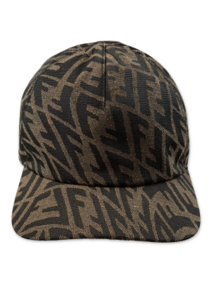 Fendi Kids Ff Vertigo Jacquard Baseball Cap