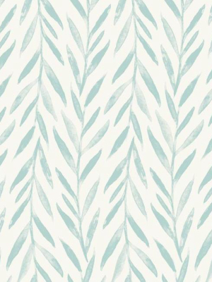 Willow Peel & Stick Wallpaper In Blue By Joanna Gaines For York Wallcoverings