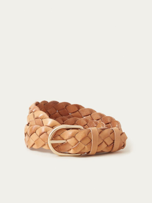 Carson Timber Braided Leather Belt