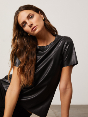 Haven Vegan Leather Top