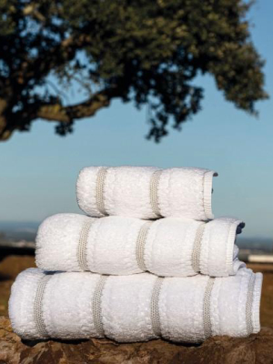 Graccioza Meridian Bath Towel - White