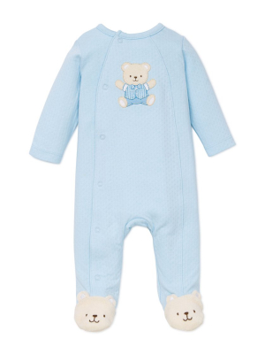 Cute Bear Footed One-piece