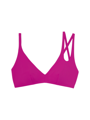 Elias Bikini Top Fuchsia