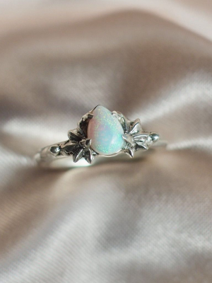 Milky Way Teardrop Ring