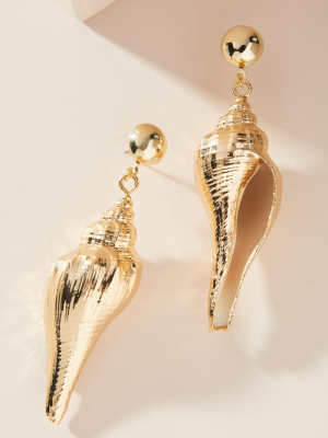 Jennifer Behr Neptune Shell Drop Earrings