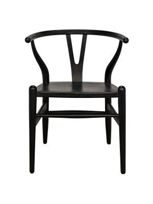 Zola Chair, Charcoal Black