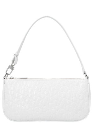 By Far Rachel Embossed Shoulder Bag