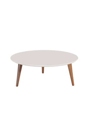 Moore Round Low Coffee Table - Manhattan Comfort