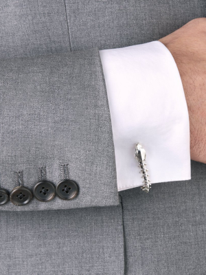 Serpent's Trace Cufflinks - Silver