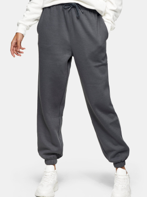 Charcoal Grey 90s Oversized Sweatpants