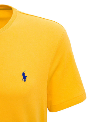 Polo Ralph Lauren Logo Embroidered Crewneck T-shirt