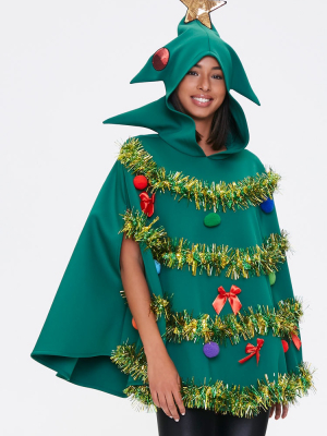 Christmas Tree Poncho