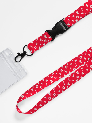 Sleefs Lavish Red Lanyard