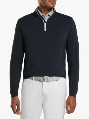 Peter Millar Crown Sport Men's Perth Stretch Loop Terry Quarter-zip